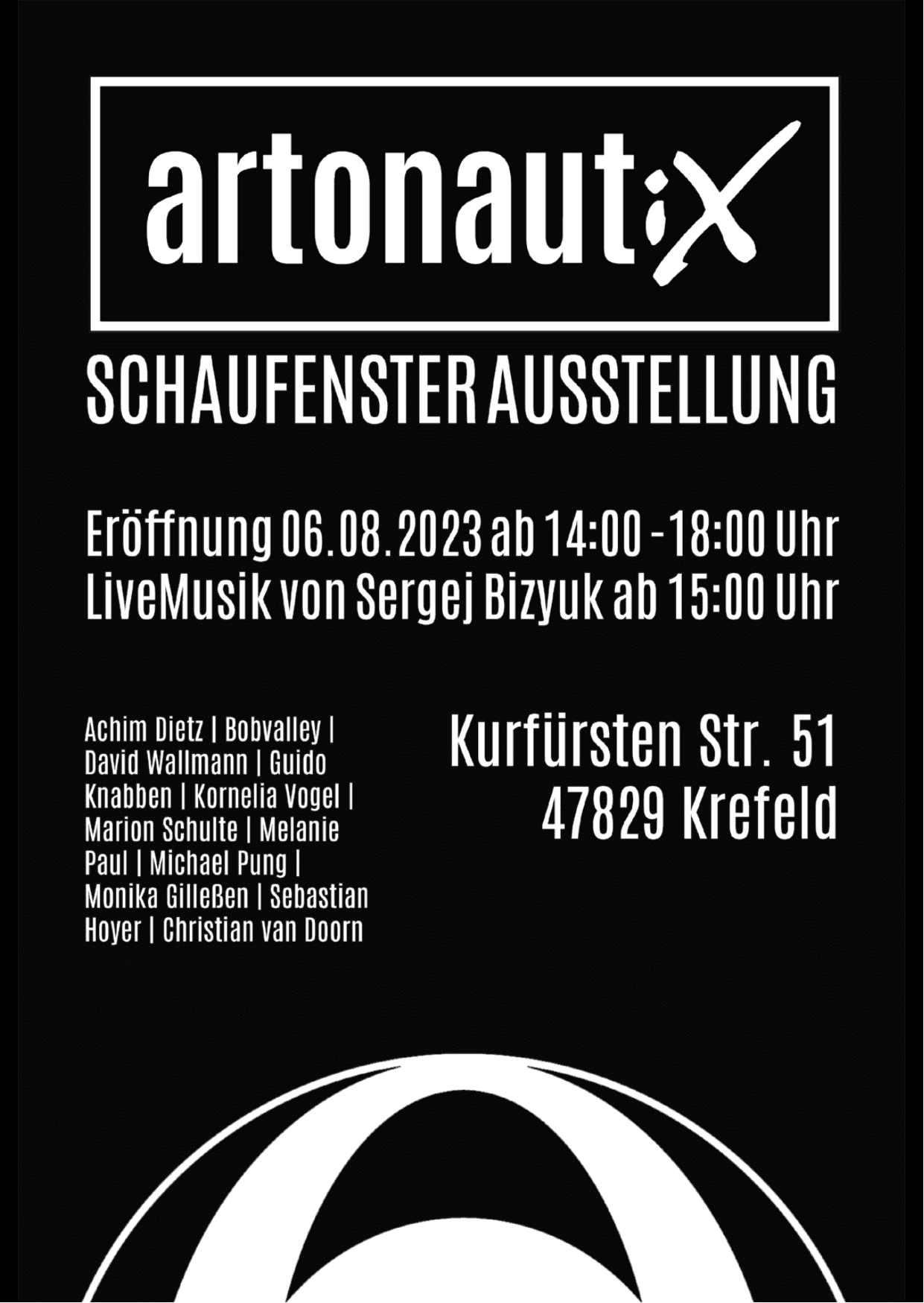 You are currently viewing Artonaut:X //  Einladung zur Ausstellungseröffnung