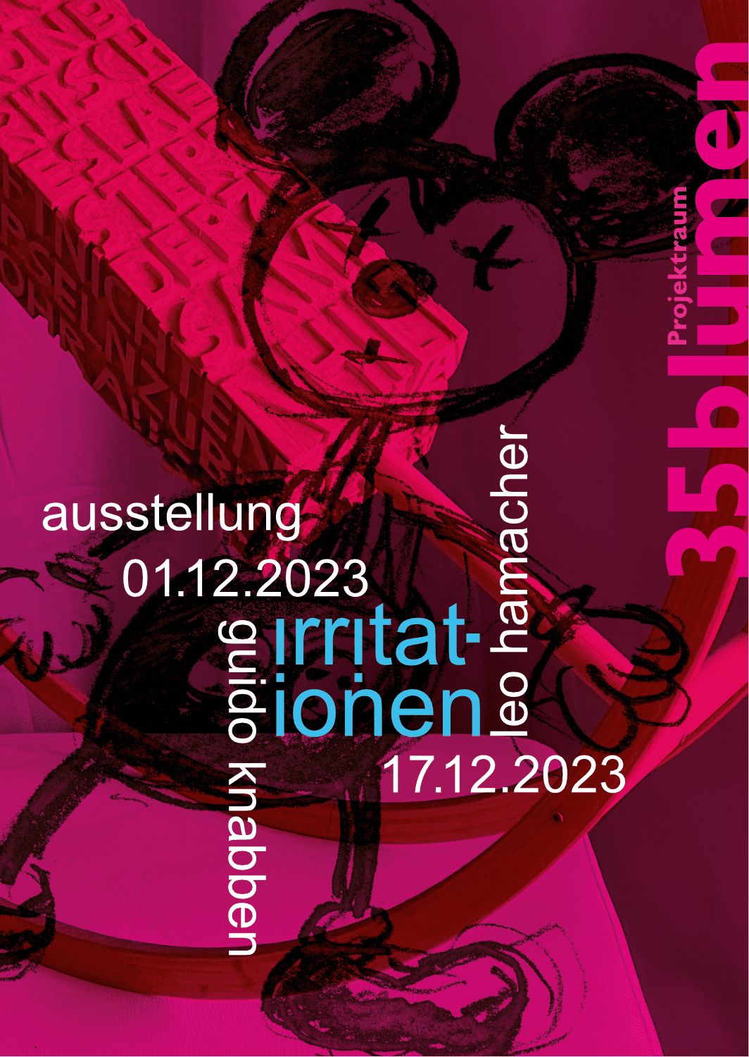 You are currently viewing Ausstellung “Irritationen” bei 35blumen // 01.12.2023 – 17.12.2023 // Impressionen