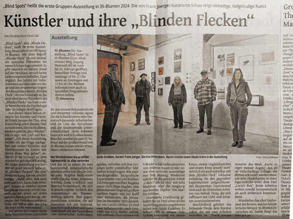Zeitungsartikel in der Rheinischen Post vom 03.02.2024