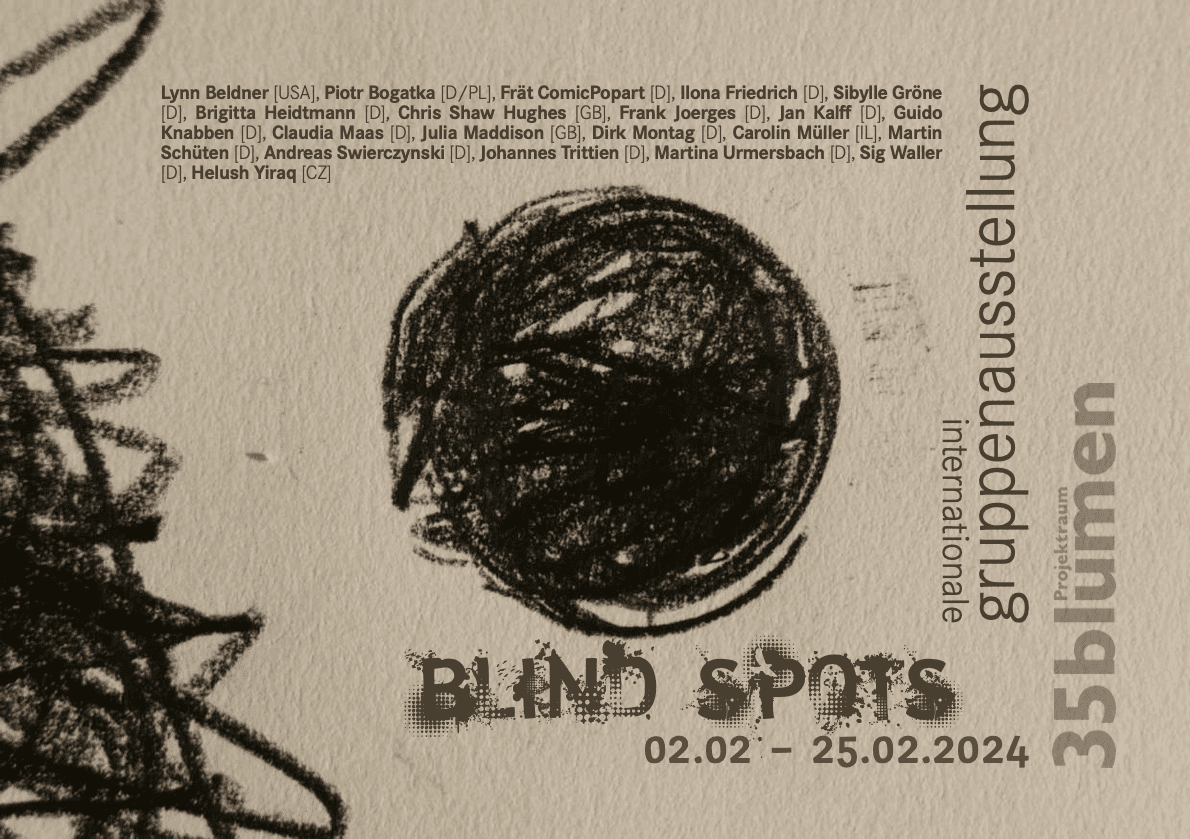 35b - Blind Spots - Katalog Titelseite